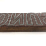 Large BONUS Printing Block