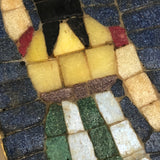 Salvador Teran Mexican Mid-Century Brass and Mosaic Tray or Wall Piece