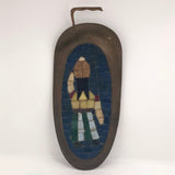 Salvador Teran Mexican Mid-Century Brass and Mosaic Tray or Wall Piece