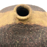 Marlis Schratter Mid-Century Stoneware Vase with Impressed Pattern