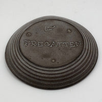 Mid-Century Scandanavian Pottery Plate with Circling Fish