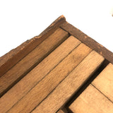 Great Big Antique Set of Wooden Building Blocks in Original Box (No Lid)