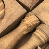 Great Big Antique Set of Wooden Building Blocks in Original Box (No Lid)