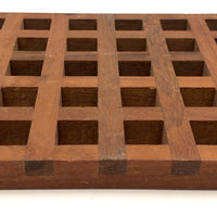 Jens Quistgaard for Dansk Mid-Century Teak Lattice Tray or Trivet