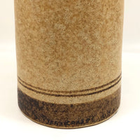 Tall 1960s Pottery Craft California Brown Stoneware Vase
