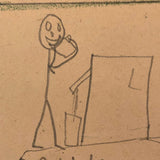 Drink Pure Water. Do Not Drink Inpure Water. Old School Pencil Drawing