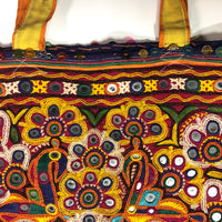 Gujarat Theli Bag with Fine Hand Embroidery, Mirrors, and Sequins