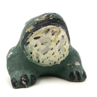 SOLD Fabulous Old Painted Concrete Yard Frog