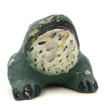 SOLD Fabulous Old Painted Concrete Yard Frog