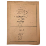 Coffee is Not Good For You...School Drawing by Richard Thurton