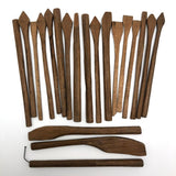 Rustic Old Hand-carved Wooden Jackstraw Set Made by Rollin!