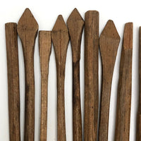 Rustic Old Hand-carved Wooden Jackstraw Set Made by Rollin!