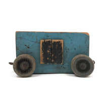 No Fuss, Perfect Blue Handmade Wooden Train Car