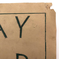 PLAY FAIR! Late 1920s School Drawing by Richard Page Thurston
