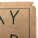 PLAY FAIR! Late 1920s School Drawing by Richard Page Thurston