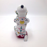 Herend, Hungary Porcelain Chinese Kneeling Man Figurine With 24k Gold Detail