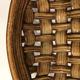 Phil Sellers River Hill Pottery Huge Basket Weave Pottery Platter