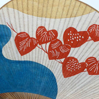 Pair of Vintage Mid-Century Japanese Fans