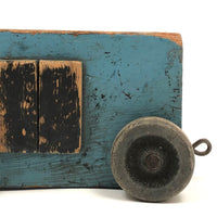 No Fuss, Perfect Blue Handmade Wooden Train Car
