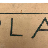 PLAY FAIR! Late 1920s School Drawing by Richard Page Thurston