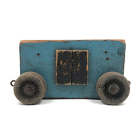 No Fuss, Perfect Blue Handmade Wooden Train Car