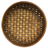 Phil Sellers River Hill Pottery Huge Basket Weave Pottery Platter