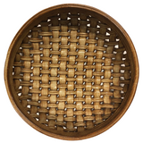 Phil Sellers River Hill Pottery Huge Basket Weave Pottery Platter