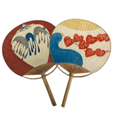Pair of Vintage Mid-Century Japanese Fans