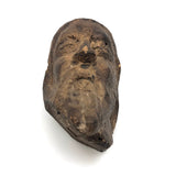 Much Weathered, Very Expressive Antique Carved Wooden Santo Head