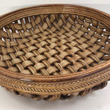 Phil Sellers River Hill Pottery Huge Basket Weave Pottery Platter