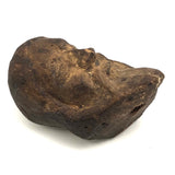 Much Weathered, Very Expressive Antique Carved Wooden Santo Head