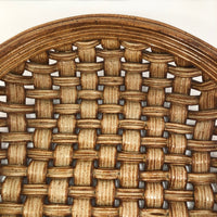 Phil Sellers River Hill Pottery Huge Basket Weave Pottery Platter