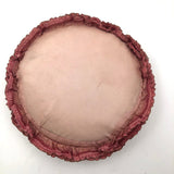 Amazing Large Pink Ruffled Petit Point Pin Cushion