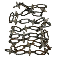 Great Looking Old Steel Spike Chain, 86 Inches
