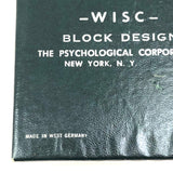 WISC 1949 Object Assembly Test Puzzle: Block Design Plus Test Problems Flip Book