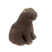 Happy Hand-sculpted Clay Frog