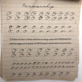 Richard Thurston's 1929 Penmanship Practice