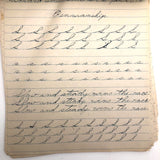 Richard Thurston's 1929 Penmanship Practice
