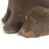 Happy Hand-sculpted Clay Frog