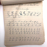 Richard Thurston's 1929 Penmanship Practice