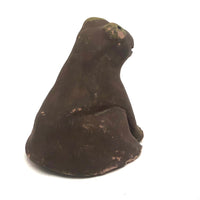Happy Hand-sculpted Clay Frog