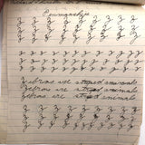 Richard Thurston's 1929 Penmanship Practice