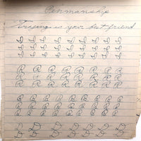 Richard Thurston's 1929 Penmanship Practice