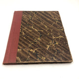 Rare BLANK Antique Notebook with Hand-marbled Paper Covers