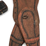 Wonderful Antique Folk Art Squeeze Toy Acrobat