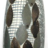 Elegant Porcelain Vase with Hand-painted Double-Sided Abstract Design