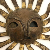 Handmade Vintage Sun Pendant with Face!