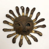 Handmade Vintage Sun Pendant with Face!