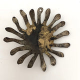 Handmade Vintage Sun Pendant with Face!