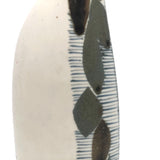 Elegant Porcelain Vase with Hand-painted Double-Sided Abstract Design